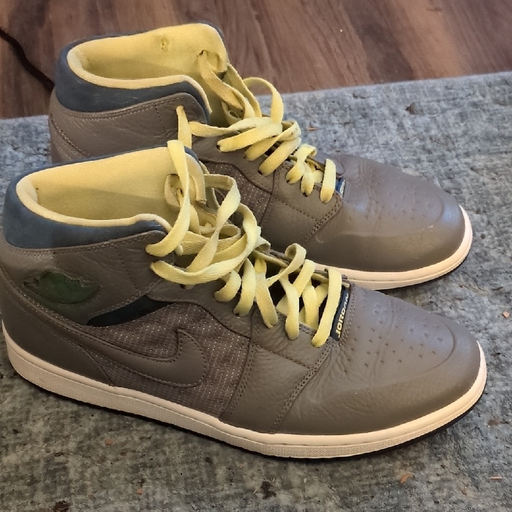 Nike Gray and Yellow Sneakers